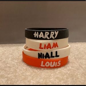 One Direction Rubber Bracelets